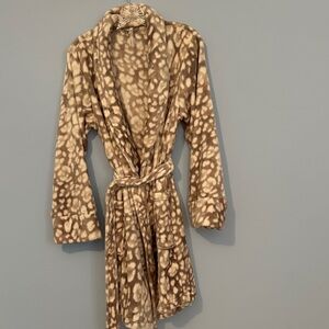 Soma Tan Patterned Women's Robe